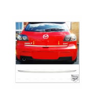 Mazda 3 HB Krom Bagaj Alt Çıtası 2003-2009 ARASI P.Çelik