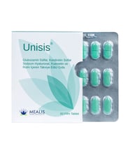 MEALIS Unisis®' Glukozamin Sülfat, Kondroitin Sülfat, Sodyum Hyaluronat, Kuersetin Ve Rutin