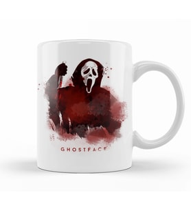 Scream  Ghost Face Kupa Bardak Porselen