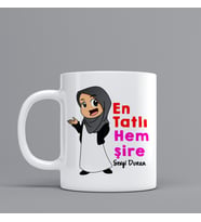 En Tatlı Hemşire Temalı Hediye Kupa Bardak Kişiye Özel Hediye SZ31