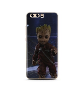 Baby Groot Tasarım Süper Şeffaf Silikon Telefon Kılıfı Huawei P10 