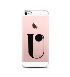 Iphone 5s Harf Tasarımlı Telefon Kılıfı U-Harfi 
