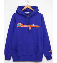 Champion Erkek Kabartmalı Sweatshirt Mavi