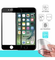 Microsonic Apple iPhone 8 Seramik Matte Flexible Ekran Koruyucu Siyah