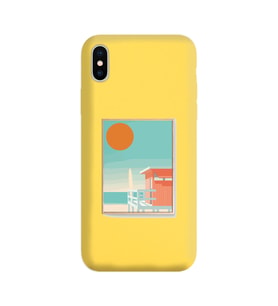 Sarı Lansman Kılıf iPhone XS Max
