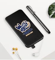 BK Gift Kişiye Özel Dünyanın En İyi Babası Siyah 5000 mAh Powerbank ve Kalem Seti-3 (Model 1)