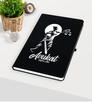 BK Gift Kişiye Özel Avukat Temalı Siyah Defter - 15
