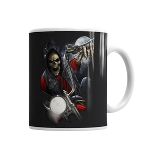Moto Caveira Kupa Bardak Porselen