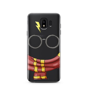 Harry Poter Tasarımlı Süper Şeffaf Silikon Telefon Kılıfı Samsung J4 (2018)