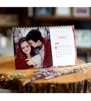 Kişiye Özel Masa Takvimi Fotoğraflı 2027 Masa Takvimi