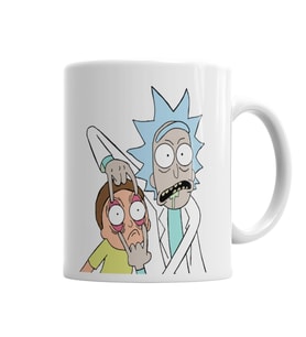 Rick İle Morthy Lok Kupa Bardak Porselen
