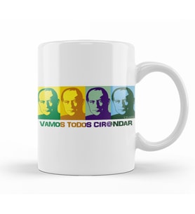 Vamos Todos Cir@ndar Popart Kupa Bardak Porselen