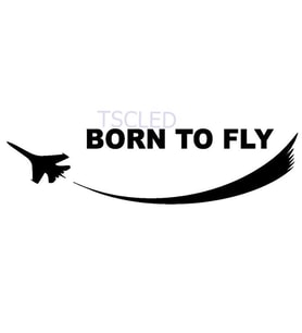 Jet Uçak Sticker Yapıştırma