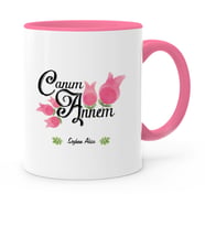 BK Gift Kişiye Özel Canım Annem Pembe Kupa Bardak  16