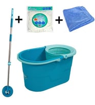 Motek Mt17 Fix Mop Temizlik Seti+1Ad Yedek Başlık+Mıkro Fiber Bez