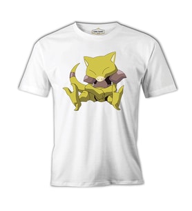 Pokemon - Abra Beyaz Erkek Tshirt