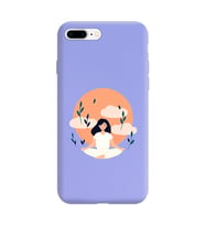 Lila Lansman Telefon Kılıfı Iphone 8 Plus