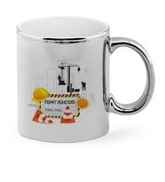 BK Gift Kişiye Özel Mesleki İnşaat Mühendisi Krom Kupa Bardak  2