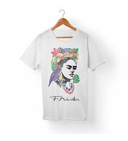 Frida Kahlo Beyaz Tişört