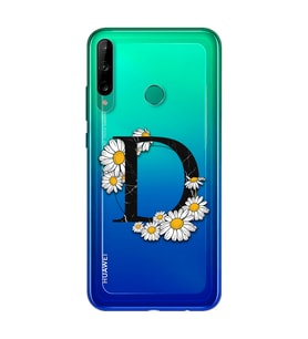 Papatya Harf Tasarım Süper Şeffaf Silikon Telefon Kılıfı Huawei P40 Lite E D-Har