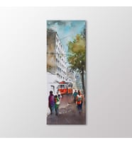 Arty Tablo Suluboya Tramvay Tablo (Karışık)