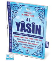 Yasini Şerif Mavi Renk Türkçe Okunuşlu ve Mealli Orta Boy - Merve Yayınları