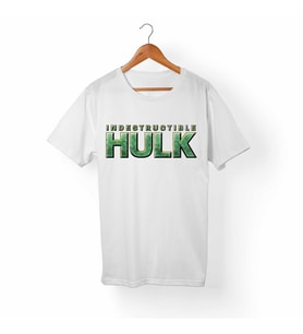 Hulk Çocuk Beyaz Tişört