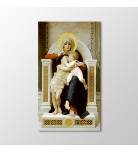 Arty Tablo La Vierge LEnfant Jesus et Sain Tablo (Karışık)