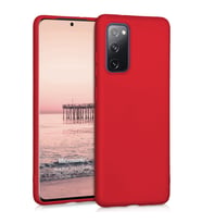 Microsonic Matte Silicone Samsung Galaxy S20 FE Kılıf Kırmızı