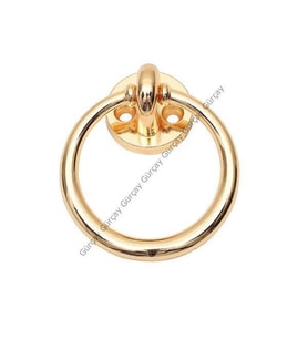 Gürçay Çekmece Kapak Sandalye Kulpu Halka 60mm Altın (2 Adet)