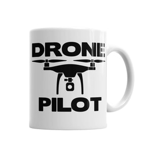 Oiloto de Drones Pılot Kupa Bardak Porselen