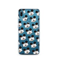Mickey Tasarımlı Süper Şeffaf Silikon Telefon Kılıfı Huawei Y6 Prime (2019)