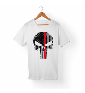 Punisher Çocuk Beyaz Tişört