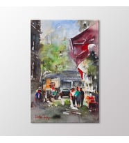 Arty Tablo Suluboya Sokak Tablo (Karışık)
