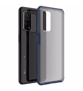 Microsonic Xiaomi Mi 10T Pro Kılıf Frosted Frame Lacivert