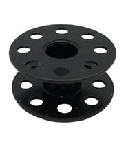 Düz Makine Metal Siyah Tırnaksız Masura / 270010