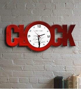 BK Gift Kişiye Özel Clock Ahşap Duvar Saati  2