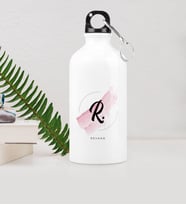 BK Gift Kişiye Özel R Baş Harf Ve İsimli Metal Suluk 500 Ml Model 4