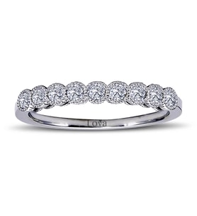 Lova 0,37 Karat Pırlanta Yarımtur Yüzük - 1060098