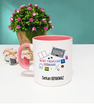 Web Tasarım Uzmanı Kupa Bardak Pembe