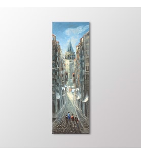 Arty Tablo Galata Kulesi Tablo (Karışık)