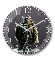 Viking Duvar Saati Bombeli Gercek Cam