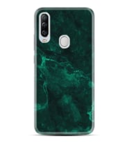 Kılıfland General Mobile GM 20 Pro Kılıf Silikon Resimli Kapak Yeşil Koyu Mermer Stok 1296