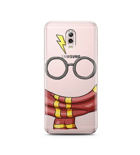 Harry Poter Tasarımlı Süper Şeffaf Silikon Telefon Kılıfı Samsung C8 