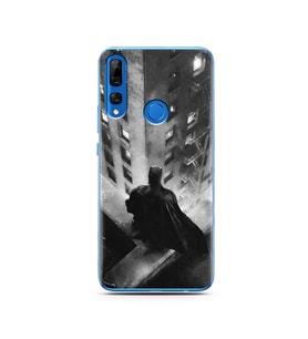 Batman Tasarım Süper Şeffaf Silikon Telefon Kılıfı Huawei Y9 Prime 2019