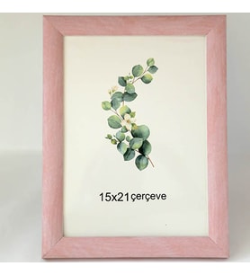 Dekoratif 15x21 Pembe Çerçeve