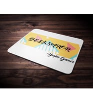Kişiye Özel Desinatör Tasarımlı Mouse Pad (Renksiz)