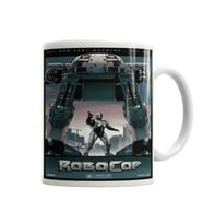 Robocop Policial Man Kupa Bardak Porselen