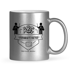 BK Gift Kişiye Özel Dünyanın En İyi Öğretmeni Gümüş Yaldızlı Kupa Bardak  18