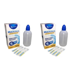 Multi Sinüs Rinse Burun ve Sinüs Temizleme Kiti - 2'Lİ PAKET